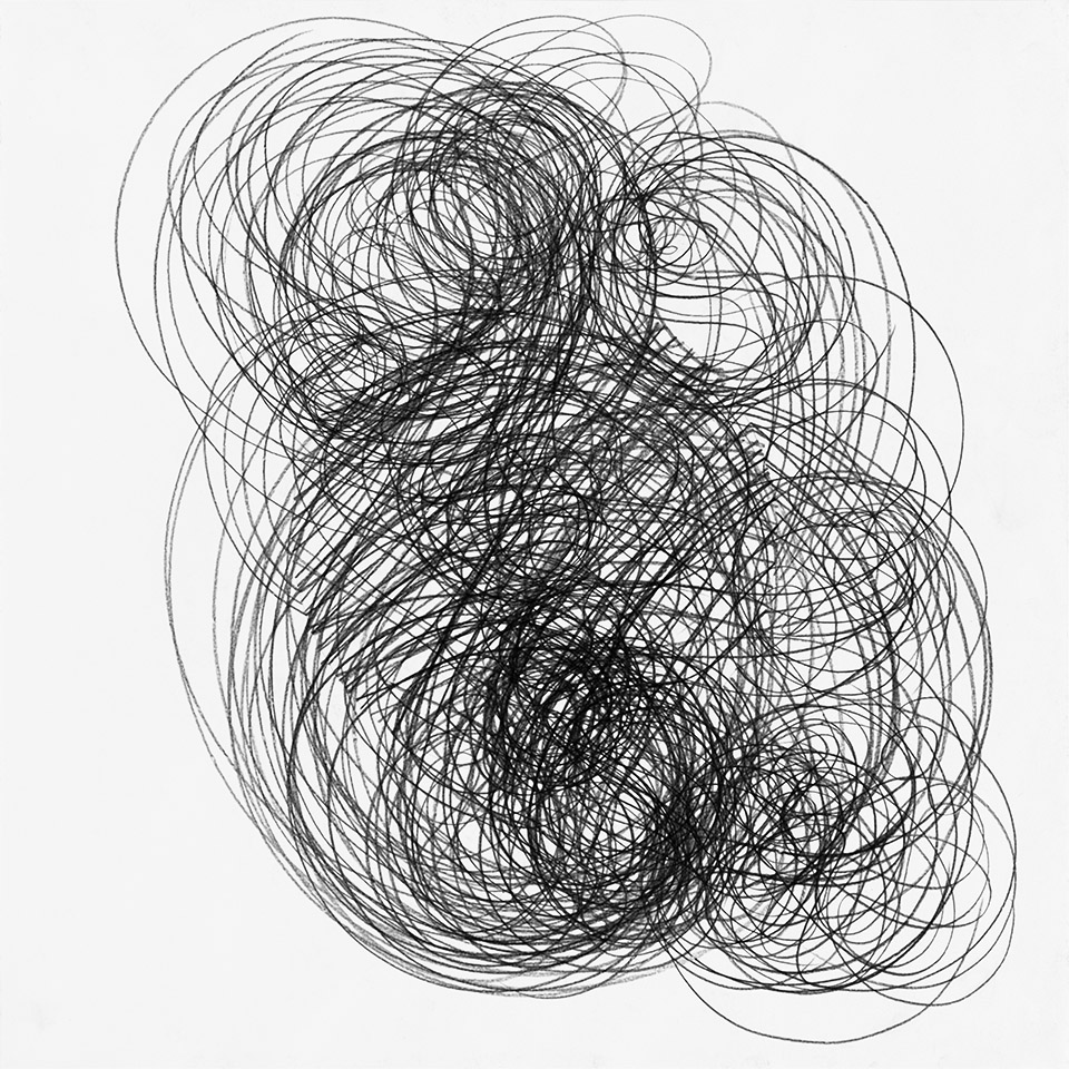 abstract drawing by michel schneider for ernst lohmann